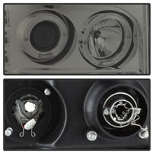Load image into Gallery viewer, Spyder GMC Sierra 1500/2500/3500 07-13 Projector Headlights LED Halo- LED Smoke PRO-YD-GS07-HL-SM
