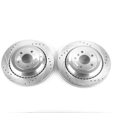 Load image into Gallery viewer, Power Stop 05-06 Mercedes-Benz G55 AMG Rear Evolution Drilled &amp; Slotted Rotors - Pair
