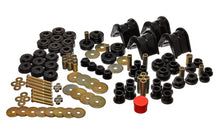 Load image into Gallery viewer, Energy Suspension 66-77 Ford Bronco 4WD (w/ 2 Deg C-Bushings) Black Hyper-Flex Master Bushing Set
