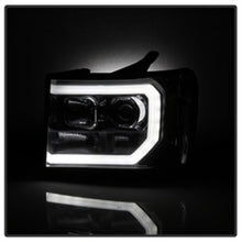 Load image into Gallery viewer, Spyder GMC Sierra 1500/2500/3500 07-13 V2 Projector Headlights - Smoke PRO-YD-GS07V2-LBDRL-SM
