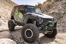 Load image into Gallery viewer, DV8 Offroad 07-18 Jeep Wrangler JK Metal Heat Dispersion Hood - Primer Black
