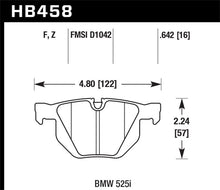 Load image into Gallery viewer, Hawk 07-08 BMW X5 3.0si / 09-13 X5 Xdrive / 10-13 X6 Xdrive Perf Ceramic Rear Street Brake Pads

