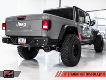 Load image into Gallery viewer, AWE Tuning 20-21 Jeep Gladiator JT 3.6L Tread Edition Cat-Back Dual Exhaust - Diamond Black Tip
