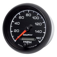 Load image into Gallery viewer, Autometer ES 85.7mm In-Dash Speedometer Elec. Programmable 160mph Gauge
