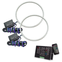 Load image into Gallery viewer, Oracle Jeep Wrangler JK 07-17 LED Waterproof Halo Kit - ColorSHIFT w/ 2.0 Controller
