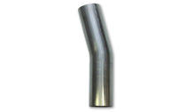 Load image into Gallery viewer, Vibrant 1in OD T304 SS 15 Deg Mandrel Bend 4in Leg Length (2in Centerline Radius)
