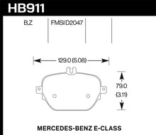 Load image into Gallery viewer, Hawk 17-18 Mercedes-Benz E43 AMG 4Matic 3.0L Performance Ceramic Street Rear Brake Pads
