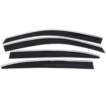 Load image into Gallery viewer, AVS 15-18 Chevrolet Tahoe/GMC Yukon Ventvisor Low Profile Deflectors 4pc - Smoke w/Chrome Trim
