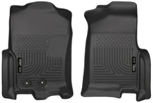 Load image into Gallery viewer, Husky Liners 2015 Ford Expedition/Lincoln Navigator WeatherBeater Front Black Floor Liners
