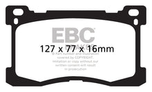 Load image into Gallery viewer, EBC 12+ Hyundai Equus 5.0 Greenstuff Front Brake Pads
