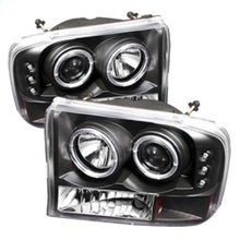 Load image into Gallery viewer, Spyder Ford F250 Super Duty 99-04 Projector Version 2 LED Halo LED Blk PRO-YD-FF25099-1P-G2-BK
