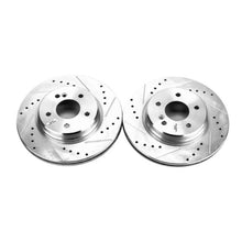 Load image into Gallery viewer, Power Stop 05-06 Chrysler Crossfire Rear Evolution Drilled &amp; Slotted Rotors - Pair
