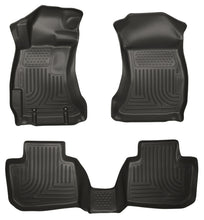 Load image into Gallery viewer, Husky Liners 10-12 Subaru Legacy/Outback WeatherBeater Combo Black Floor Liners
