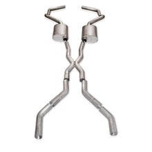 Load image into Gallery viewer, Stainless Works Chevy Camaro 1967-69 Exhaust 2.5in Stainless with X-Pipe

