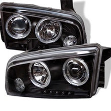Load image into Gallery viewer, Spyder Dodge Charger 06-10 Projector Headlights Halogen Only - LED Halo LED Blk PRO-YD-DCH05-LED-BK
