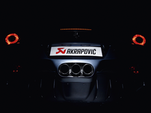 Load image into Gallery viewer, Akrapovic 10-15 Ferrari 458 Italia/458 Spyder Slip-On Line (Titanium) w/ Carbon Tips
