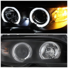 Load image into Gallery viewer, Spyder BMW E46 3-Series 04-06 2 DR Projector Halogen Model- LED Halo Blk PRO-YD-BMWE4604-2DR-HL-BK
