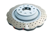 Load image into Gallery viewer, DBA 14-21 Volkswagen GTI (w/Perf Pkg 310mm Rear Disc) Rear 4000 Series Drilled Wavy Rotor w/Slv Hat
