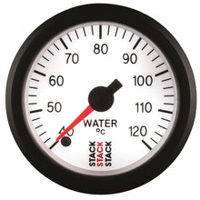 Load image into Gallery viewer, Autometer Stack 52mm 40-120 Deg C 1/8in NPTF Male Pro Stepper Motor Water Temp Gauge - White
