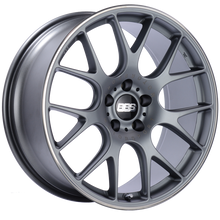Load image into Gallery viewer, BBS CH-R 20x9 5x120 ET24 Satin Titanium Polished Rim Protector Wheel -82mm PFS/Clip Required
