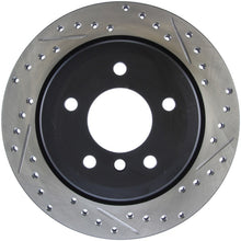 Load image into Gallery viewer, StopTech 9/07-09 BMW 328 / 06 BMW 325 E90 AWD Slotted &amp; Drilled Left Rear Rotor
