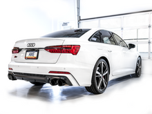 Load image into Gallery viewer, AWE Tuning 19-23 Audi C8 S6/S7 2.9T V6 AWD Track Edition Exhaust - Diamond Black Tips
