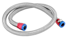 Load image into Gallery viewer, Spectre Stainless Steel Flex Fuel Line 3/8in. ID - 3ft. w/Clamps Red/Blue
