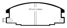 Load image into Gallery viewer, EBC 94-95 Honda Passport 2.6 Greenstuff Front Brake Pads
