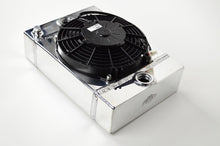 Load image into Gallery viewer, CSF Universal Drag Race / Tuck Radiator w/9in Spal Fan - 10.5in H x 10in L x 3.6in W
