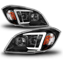 Load image into Gallery viewer, ANZO 05-10 Chevrolet Cobalt / 07-10 Pontiac G5 LED Projector Headlights w/ Seq Black Housing

