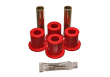 Load image into Gallery viewer, Energy Suspension Rr Spring Frame Shackle Kit - Red
