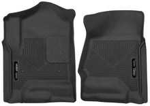 Load image into Gallery viewer, Husky Liners 14 Chevrolet Silverado 1500 / GMC Sierra 1500 X-Act Contour Black Front Floor Liners

