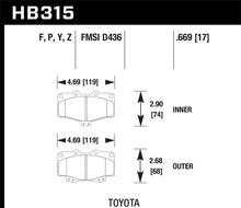 Load image into Gallery viewer, Hawk Performance Ceramic Street Brake Pads
