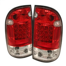 Load image into Gallery viewer, Spyder Toyota Tacoma 95-00 LED Tail Lights Red Clear ALT-YD-TT95-LED-RC
