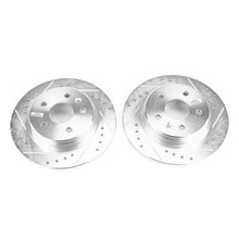 Load image into Gallery viewer, Power Stop 17-19 Chevrolet Bolt EV Rear Evolution Drilled &amp; Slotted Rotors - Pair

