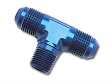 Load image into Gallery viewer, Russell Performance -6 AN to 3/8in NPT Flare to Pipe Tee Fitting
