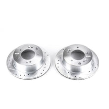 Load image into Gallery viewer, Power Stop 03-06 Kia Sorento Rear Evolution Drilled &amp; Slotted Rotors - Pair

