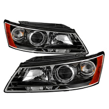 Load image into Gallery viewer, Xtune Hyndai Sonata 2006-2008 OEM Style Headlights Black HD-JH-HYSON06-BK
