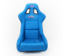 Load image into Gallery viewer, NRG FRP Bucket Seat ULTRA Edition - Large (Blue Alcantara/Gold Glitter Back)
