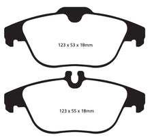 Load image into Gallery viewer, EBC 13-16 Mercedes-Benz GLK250 2.1 Twin TD Yellowstuff Rear Brake Pads
