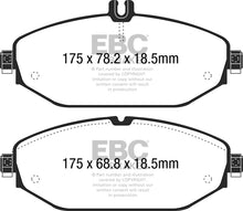 Load image into Gallery viewer, EBC 15+ Mercedes-Benz C300 (W205) 2.0 Turbo Greenstuff Front Brake Pads
