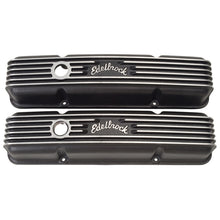 Load image into Gallery viewer, Edelbrock Valve Cover Classic Series Chevrolet 1959-1986 262-400 CI V8 Black
