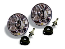 Load image into Gallery viewer, KC HiLiTES Universal/97-06 Jeep TJ 7in. Halogen H4 DOT Headlight 55/60w Lexan (Pair Pack System)
