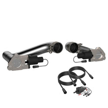Load image into Gallery viewer, QTP 10-15 Chevrolet Camaro SS 6.2L 2.5in 304SS Aggressor Cutout Dual Mid Pipes
