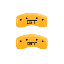 Load image into Gallery viewer, MGP 4 Caliper Covers Engraved Front &amp; Rear MGP Black finish silver ch
