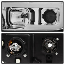 Load image into Gallery viewer, Spyder 07-13 Toyota Tundra V2 Light Bar DRL Projector Headlights - Chrome (PRO-YD-TTU07V2-LB-C)
