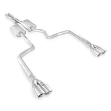 Load image into Gallery viewer, Stainless Works 2008-14 Challenger 3in Catback X-Pipe Chambered Mufflers 3-1/2in Tips
