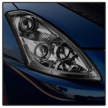 Load image into Gallery viewer, Spyder Nissan Altima 4Dr 10-12 Projector Headlights Light DRL LED Halo Smke PRO-YD-NA104D-LTDRL-SM
