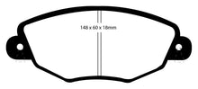 Load image into Gallery viewer, EBC 01-04 Jaguar X-Type 2.5 Redstuff Front Brake Pads
