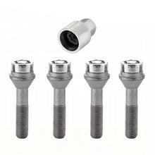 Load image into Gallery viewer, McGard Wheel Lock Bolt Set - 4pk. (Cone Seat) M12X1.5 / 17mm Hex / 49.2mm Shank Length - Chrome
